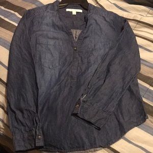 Lauren Conrad Denim L/S Shirt Large